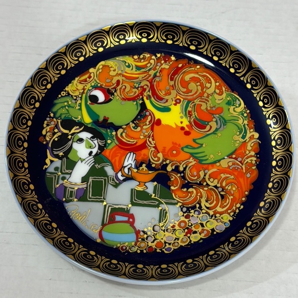 Rosenthal Aladin The Magic Lamp VII (#7) Bjorn Wiinblad Plate Wall Hanger - Picture 1 of 5